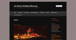 Desktop Screenshot of laharborholidayafloat.org